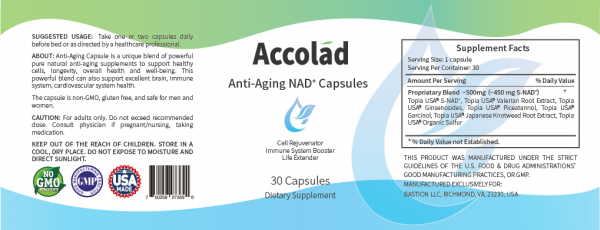 Accolad Anti-Aging NAD+ Capsules